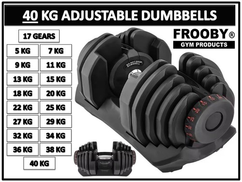40kg adjustable dumbbell 5kg - 40kg,