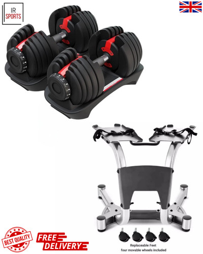 40kg adjustable dumbbells set - adjustable,