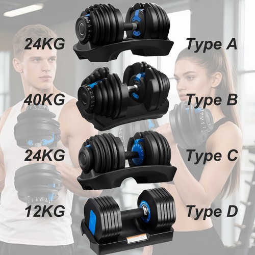 Single adjustable dumbbells - adjustable,