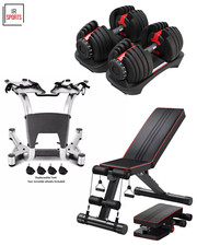 40kg Adjustable Dumbbells Pair