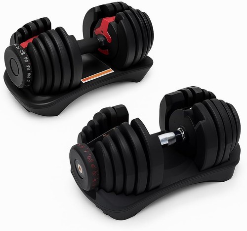 Adjustable quick dial - adjustable, dumbbell